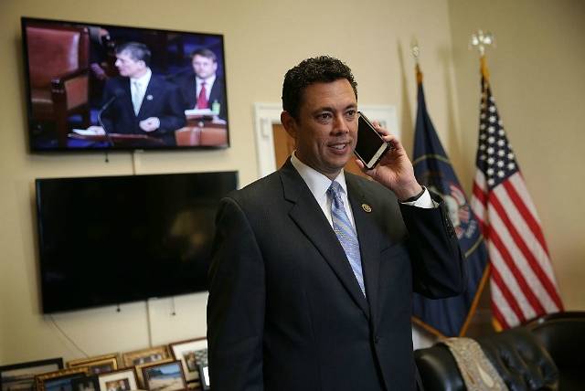Jason Chaffetz, who has earned the right to use a smartphone, I guess.